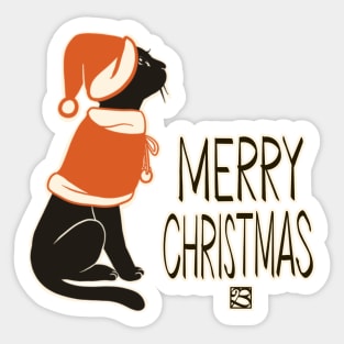 Xmas cat Sticker